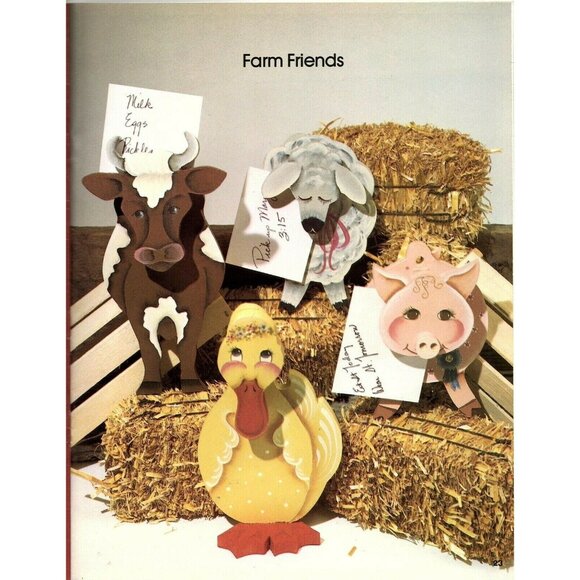 Plaid Seasons of Folk Art Decorative Painting Instruction Pattern Book 1985 - Picture 5 of 12